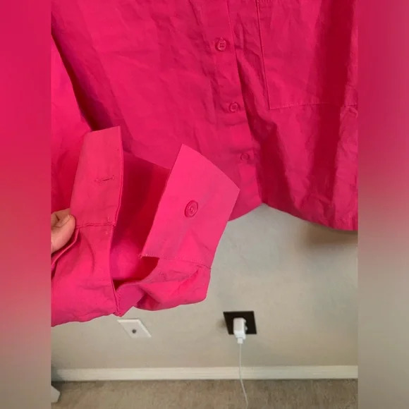 NWOT- Hot Pink Matching Shirt and Shorts Set - Picture 8 of 11